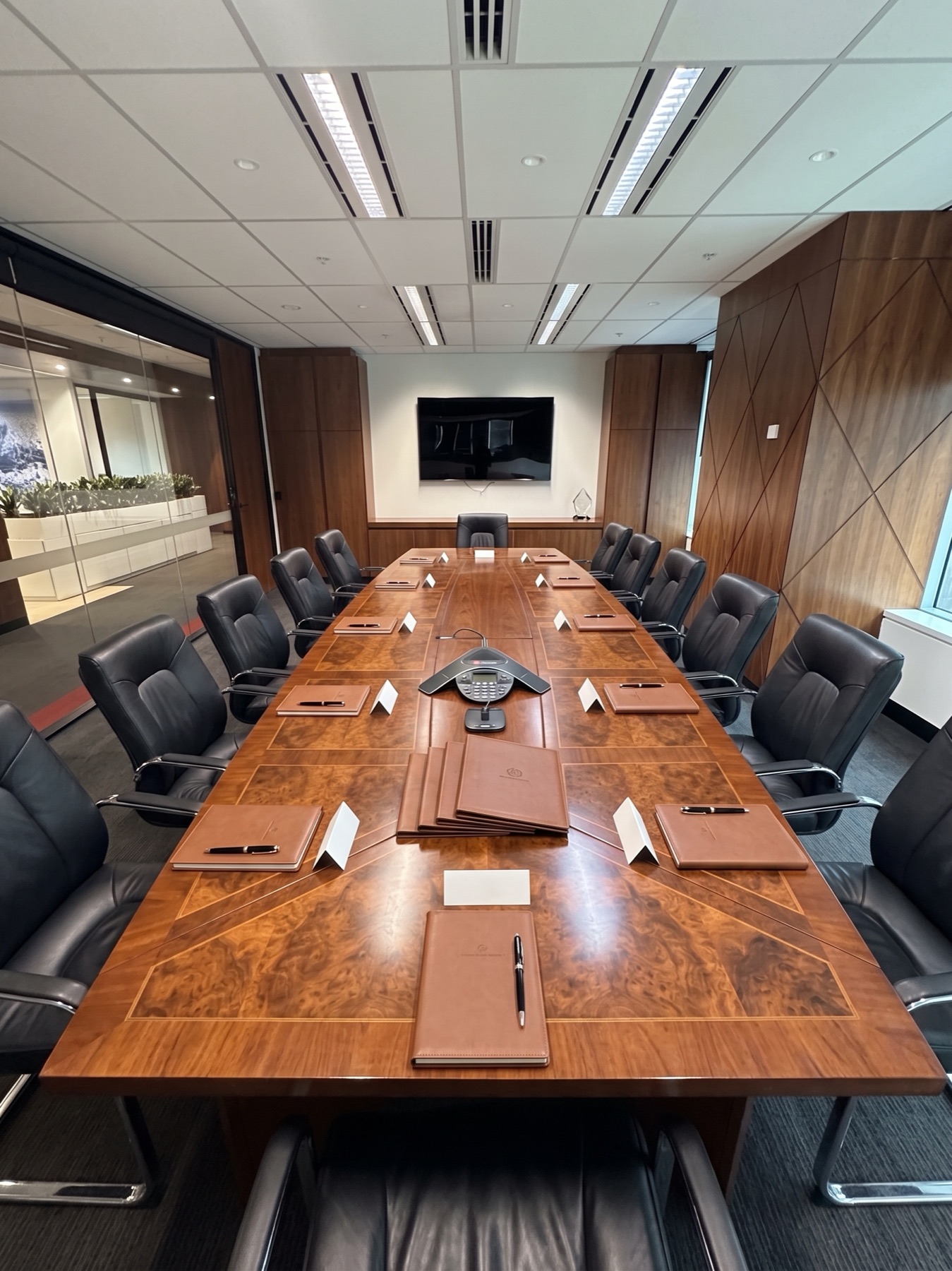 Boardroom at the FarEast Enterprise office, 350 Queen Street, Melbourne